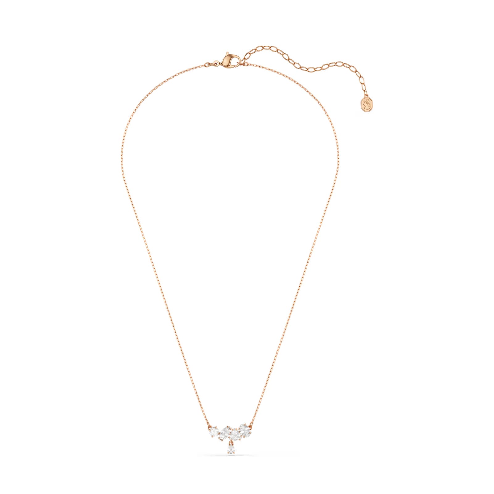 Collana catena Swarovski Mesmera lega oro rosa e zirconi MISURA UNICA