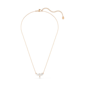 Collana catena Swarovski Mesmera lega oro rosa e zirconi MISURA UNICA