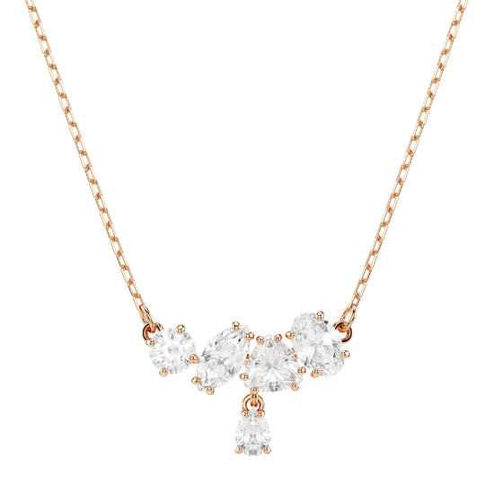 Collana catena Swarovski Mesmera lega oro rosa e zirconi MISURA UNICA