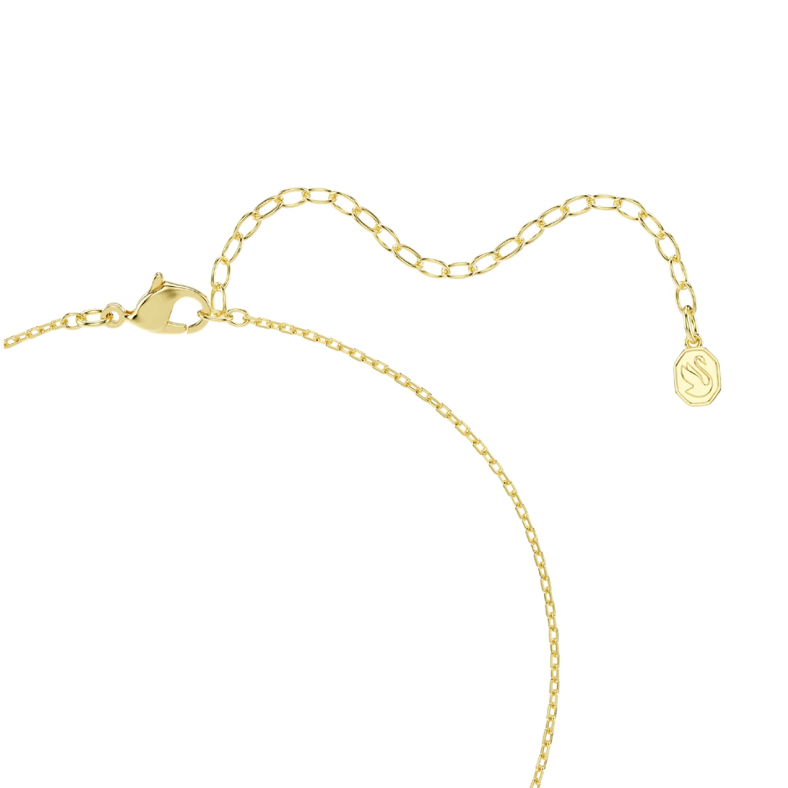 Collana pendente Swarovski Mesmera lega dorata e zirconi MISURA UNICA