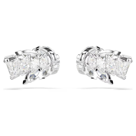 Orecchini ear cuff Swarovski Mesmera lega argento e zirconi MISURA UNICA