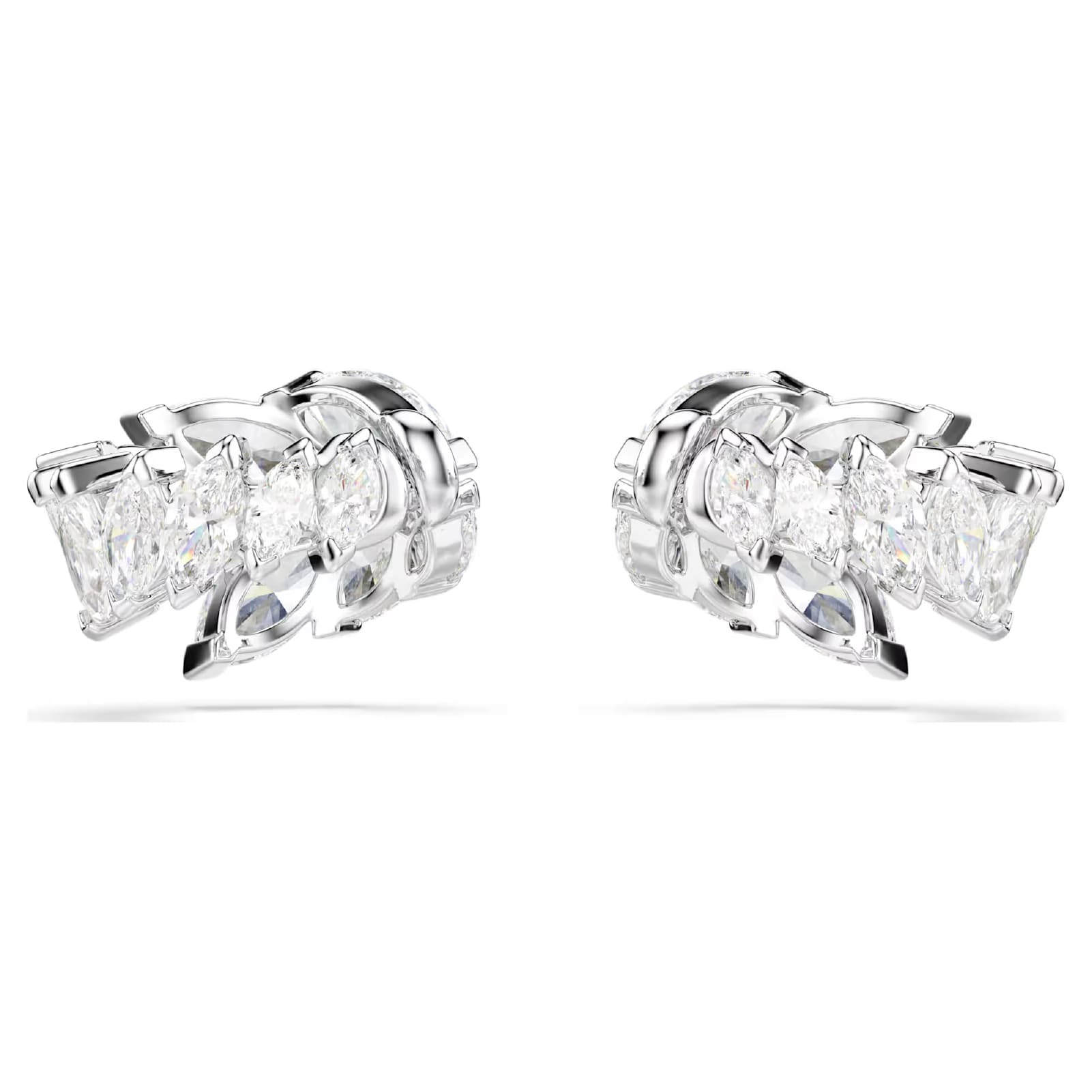 Orecchini ear cuff Swarovski Mesmera lega argento e zirconi MISURA UNICA