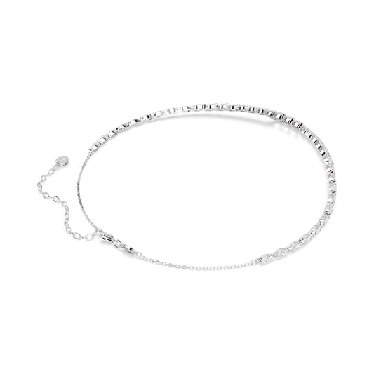 Collana semirigida Swarovski Mesmera con zirconi bianchi MISURA UNICA