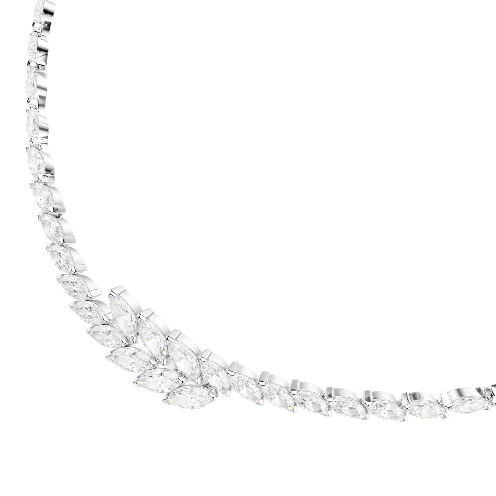Collana semirigida Swarovski Mesmera con zirconi bianchi MISURA UNICA