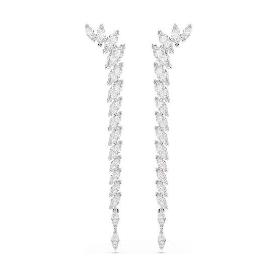 Orecchini pendenti Swarovski Mesmera lega argento e zirconi MISURA UNICA