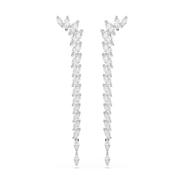 Orecchini pendenti Swarovski Mesmera lega argento e zirconi MISURA UNICA
