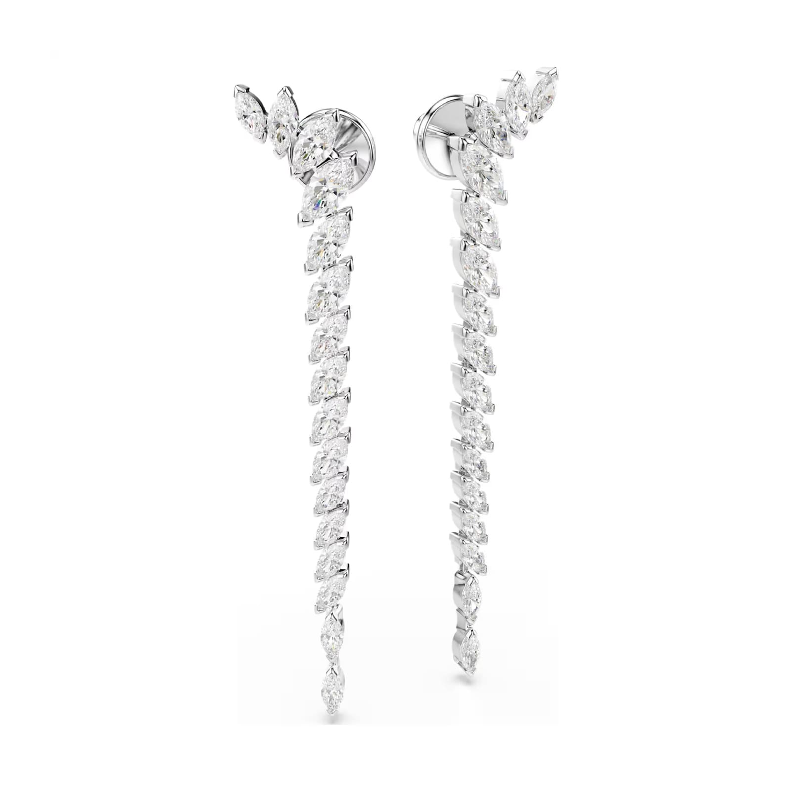 Orecchini pendenti Swarovski Mesmera lega argento e zirconi MISURA UNICA