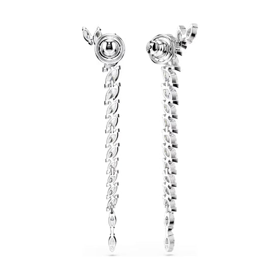 Orecchini pendenti Swarovski Mesmera lega argento e zirconi MISURA UNICA