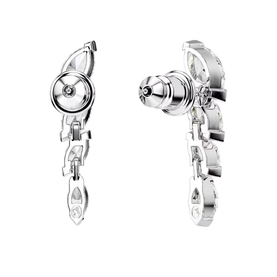 Orecchini lobo Swarovski Mesmera lega argento e zirconi MISURA UNICA