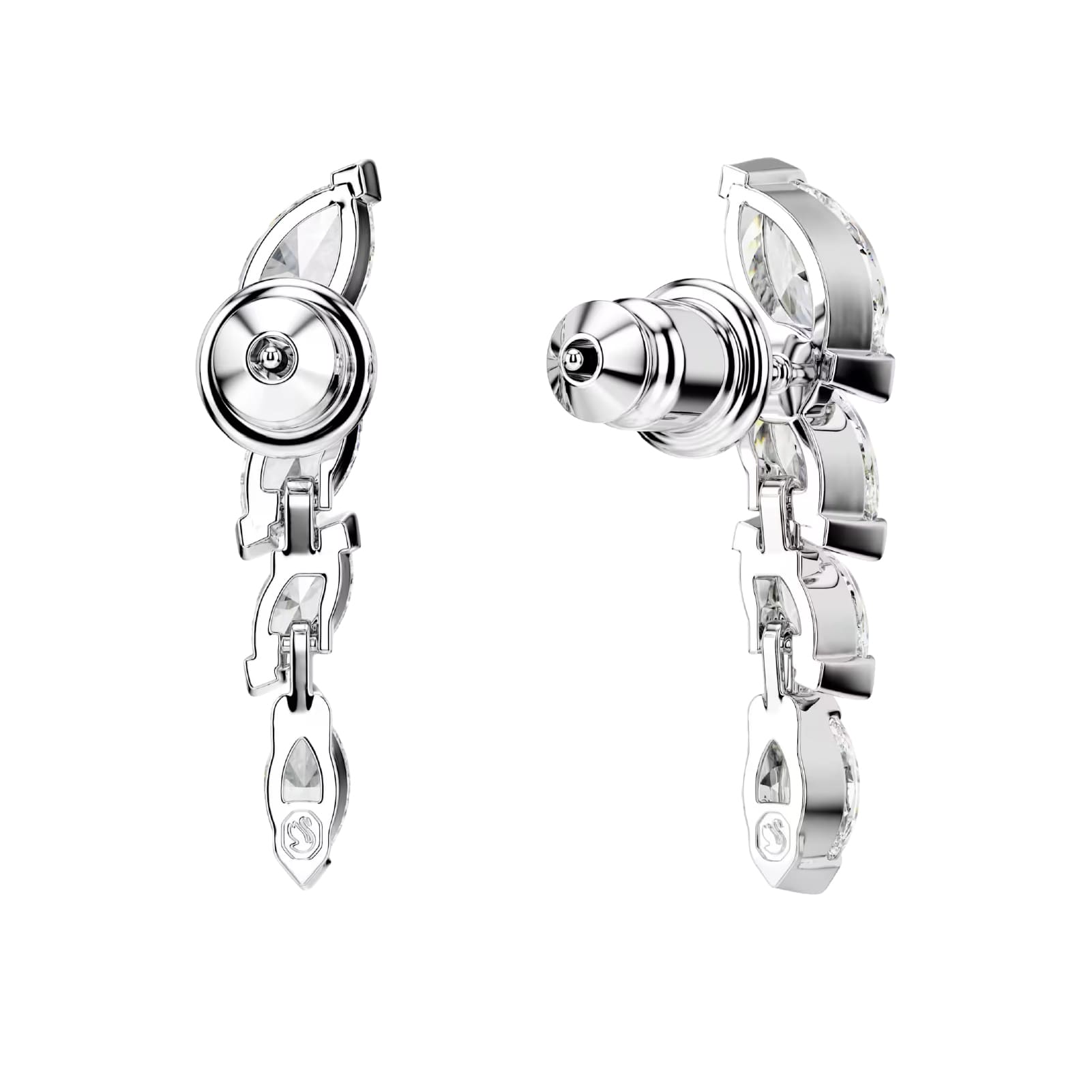 Orecchini lobo Swarovski Mesmera lega argento e zirconi MISURA UNICA