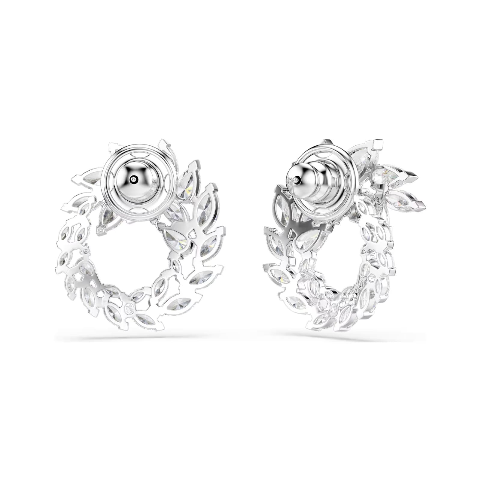 Orecchini Swarovski Mesmera lega argento e zirconi cerchio MISURA UNICA