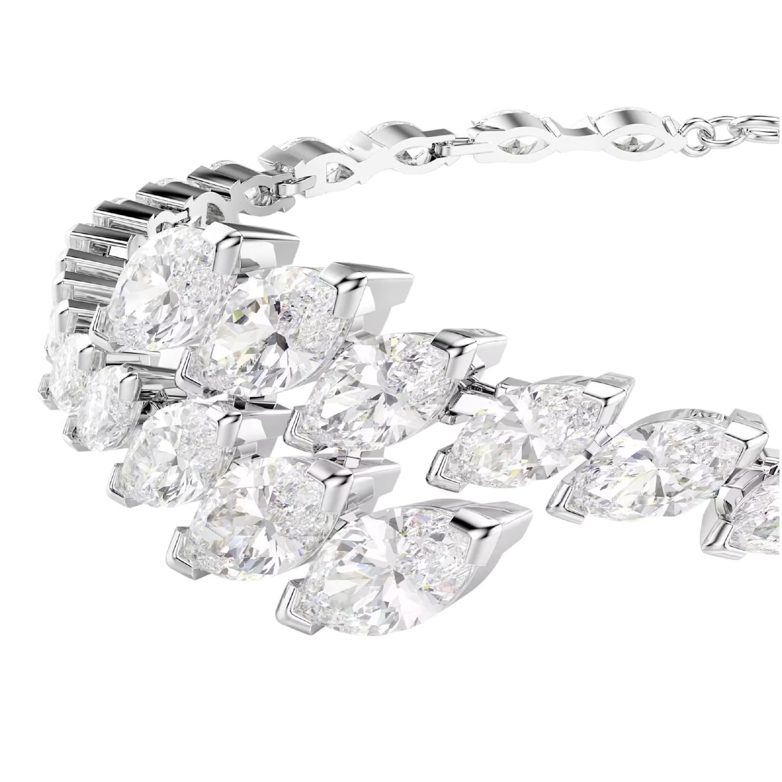 Bracciale Swarovski Mesmera lega argento e zirconi Regolabile 15,5-20 cm