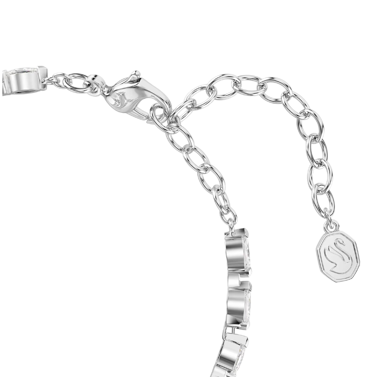 Bracciale Swarovski Mesmera lega argento e zirconi Regolabile 15,5-20 cm