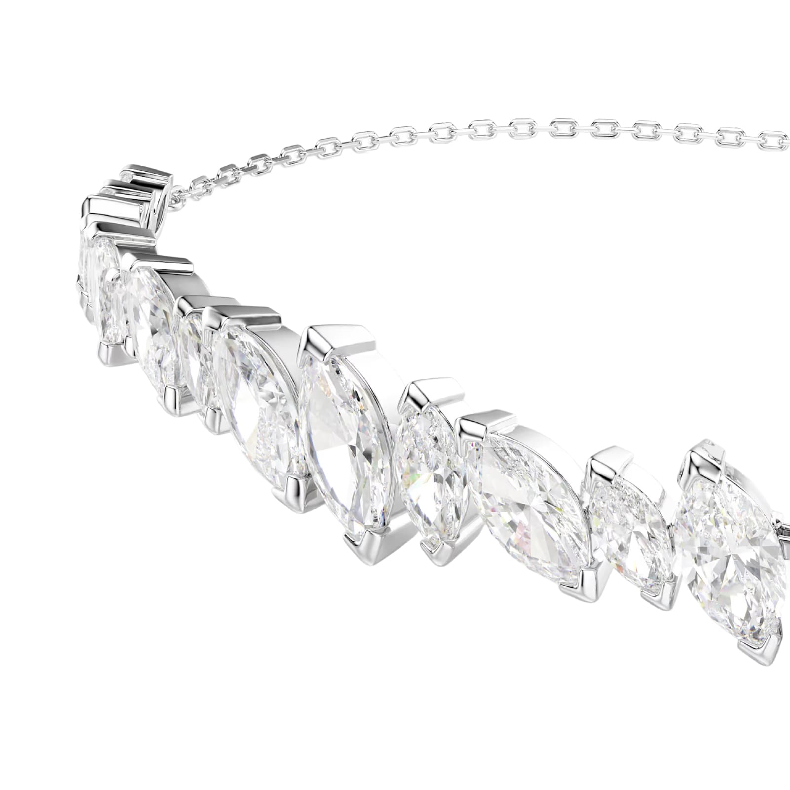 Bracciale regolabile Swarovski Mesmera lega argento zirconi REGOLABILE