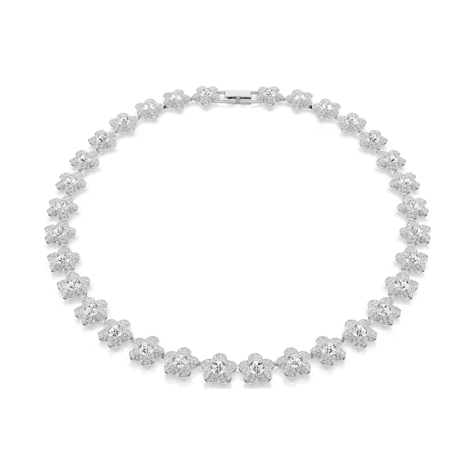 Collana girocollo Ariana Grande x Swarovski con fiori bianchi MISURA UNICA