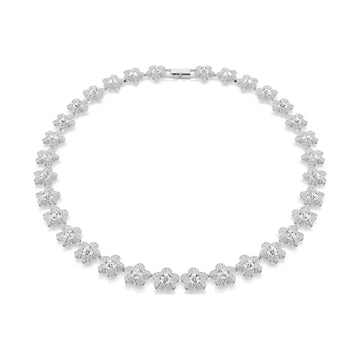 Collana girocollo Ariana Grande x Swarovski con fiori bianchi MISURA UNICA