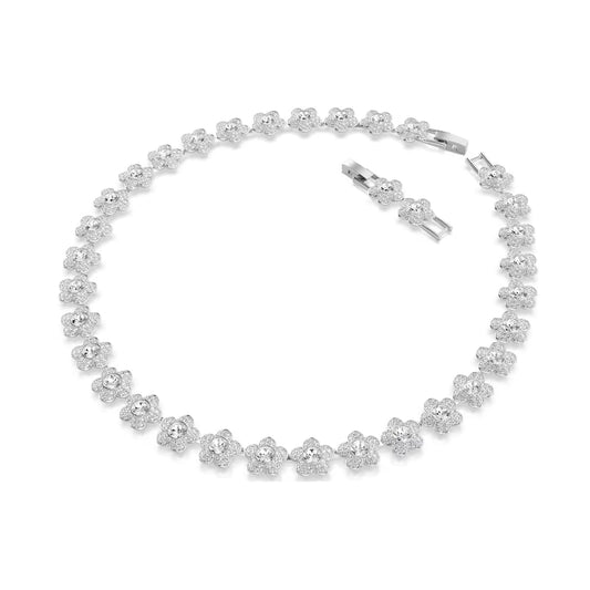 Collana girocollo Ariana Grande x Swarovski con fiori bianchi MISURA UNICA