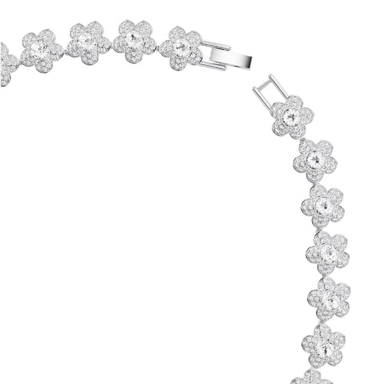 Collana girocollo Ariana Grande x Swarovski con fiori bianchi MISURA UNICA