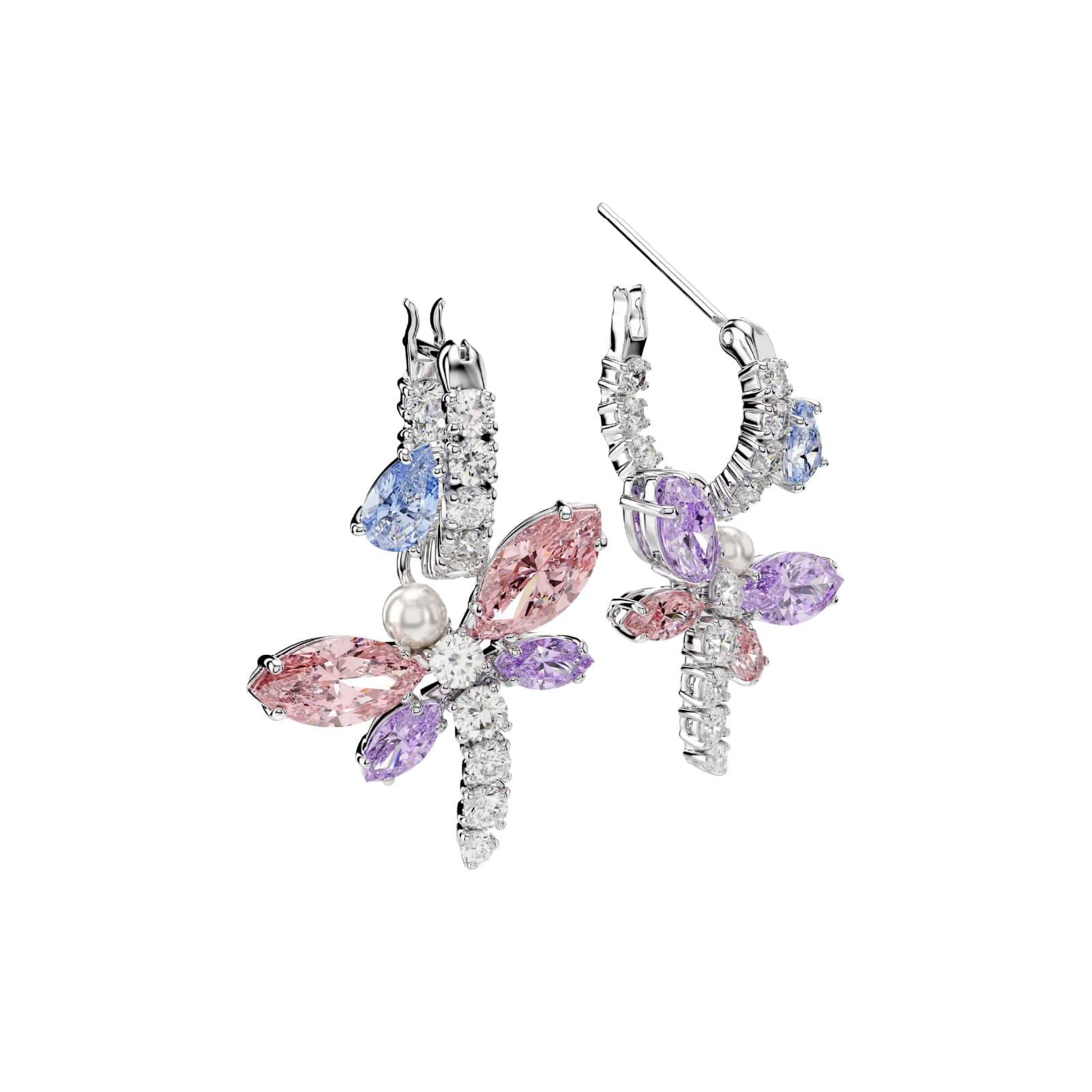 Orecchini pendenti Ariana Grande x Swarovski con libellula MISURA UNICA