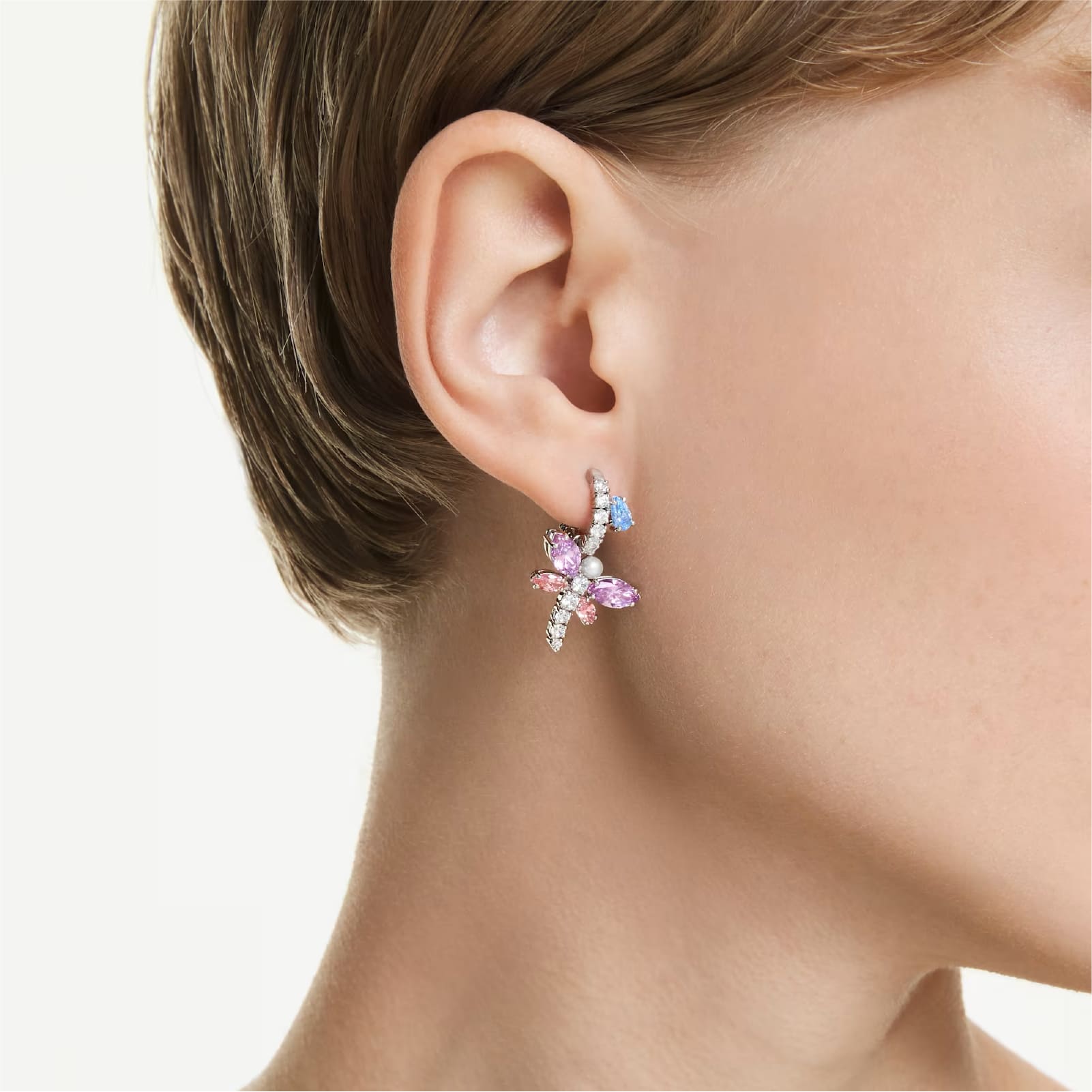 Orecchini pendenti Ariana Grande x Swarovski con libellula MISURA UNICA