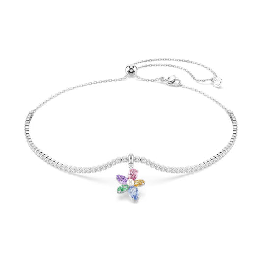 Collana girocollo Ariana Grande x Swarovski fiore multicolor MISURA UNICA