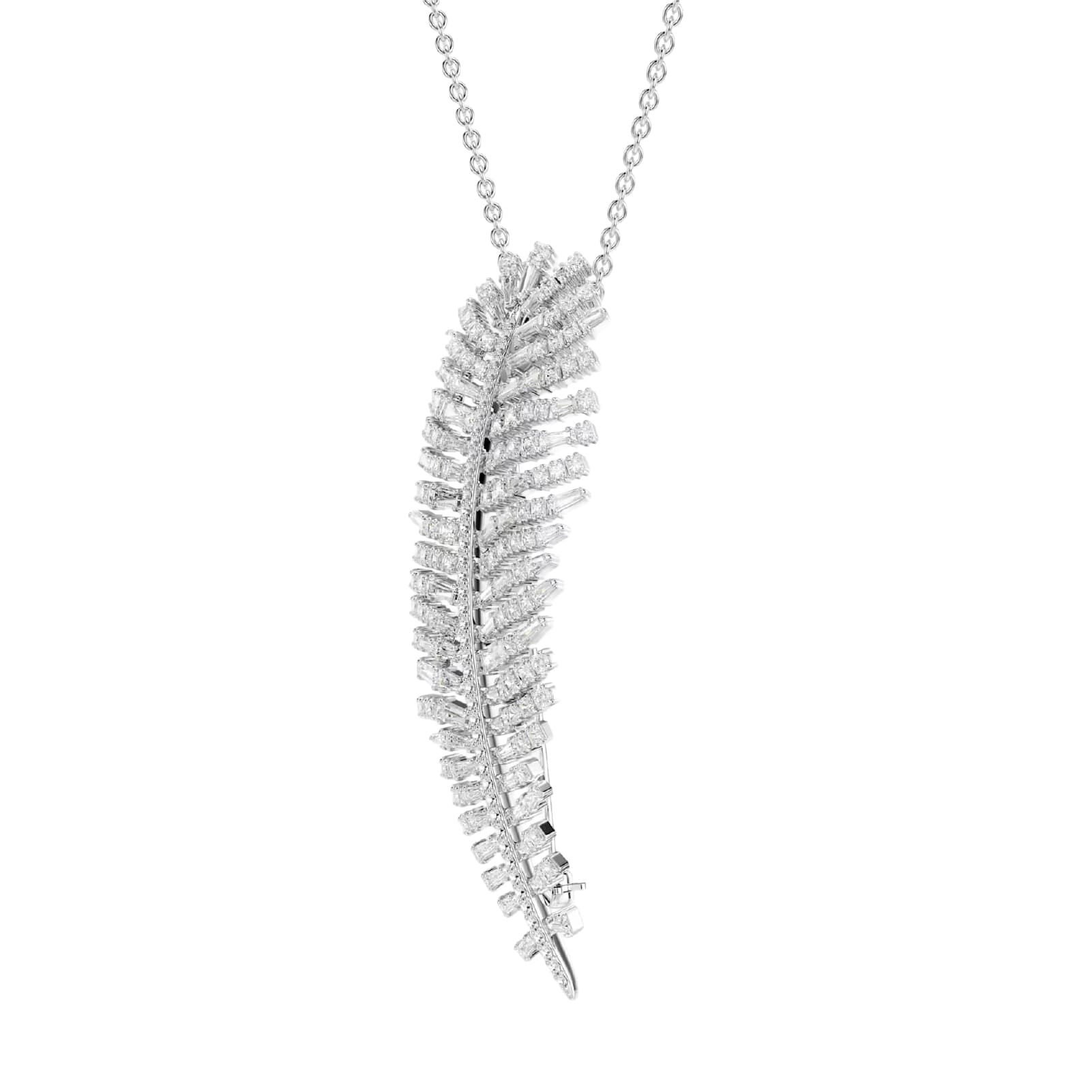 Collana catena Swarovski Vienna lega argento e zirconi MISURA UNICA