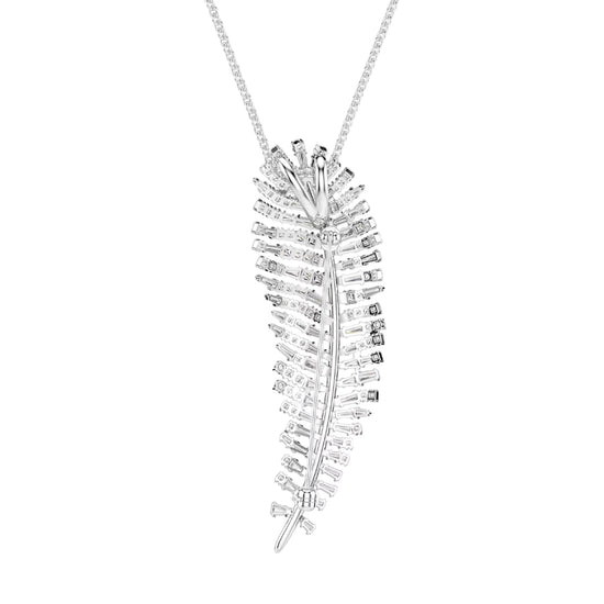 Collana catena Swarovski Vienna lega argento e zirconi MISURA UNICA