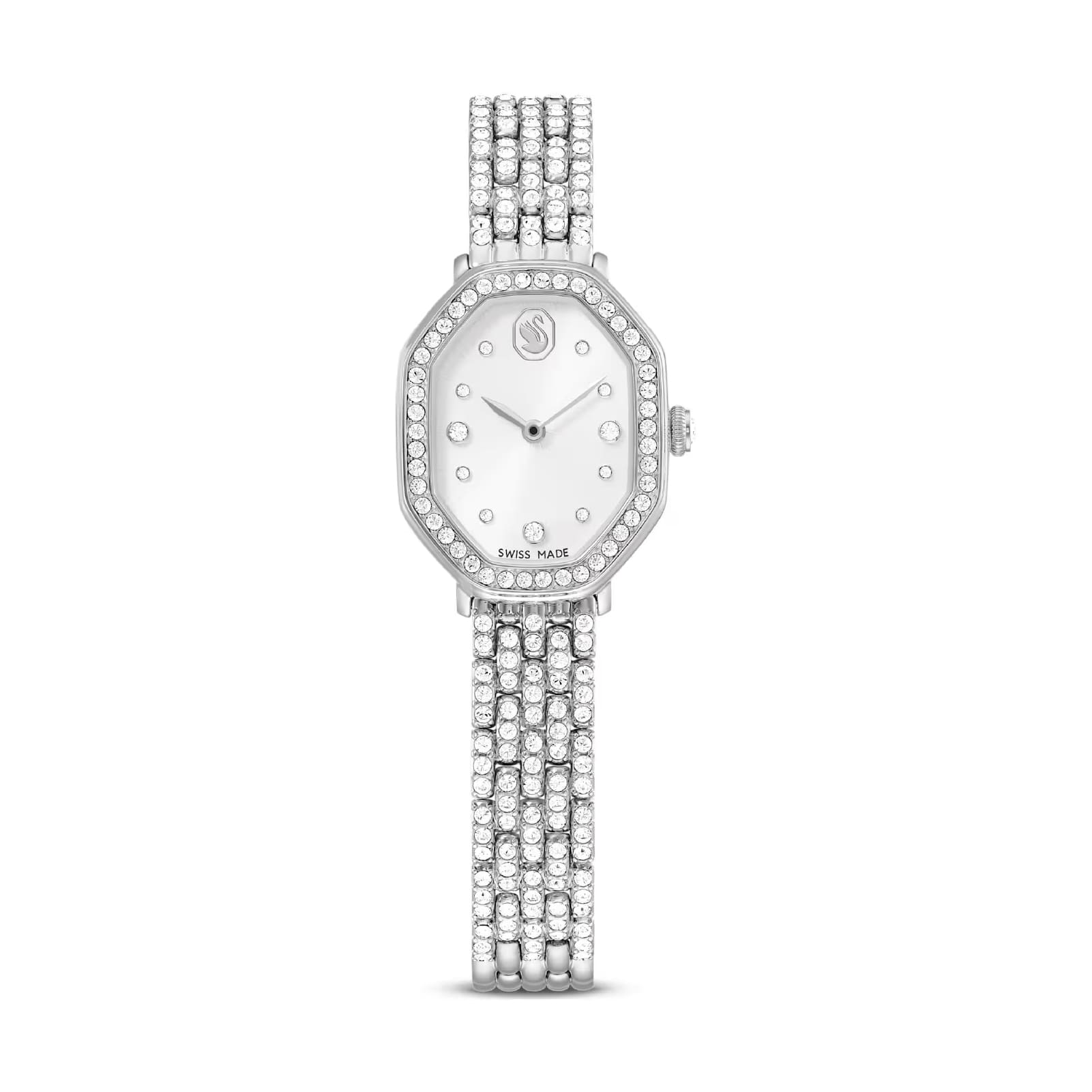 Orologio Swarovski Dextera octagon in acciaio e cristalli MISURA UNICA