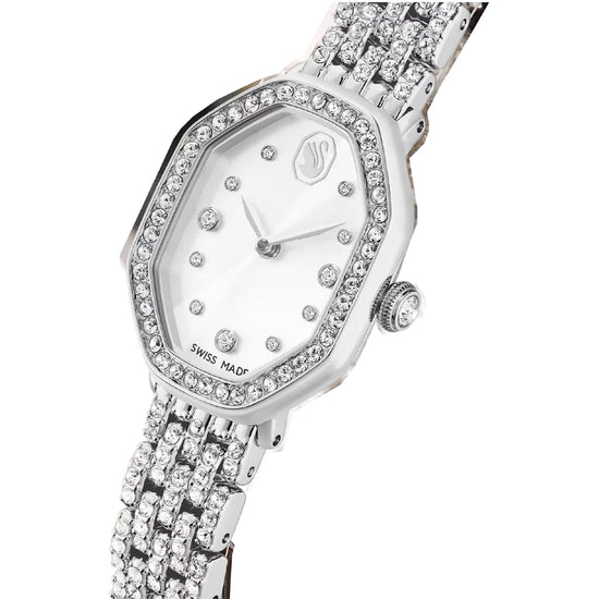 Orologio Swarovski Dextera octagon in acciaio e cristalli MISURA UNICA