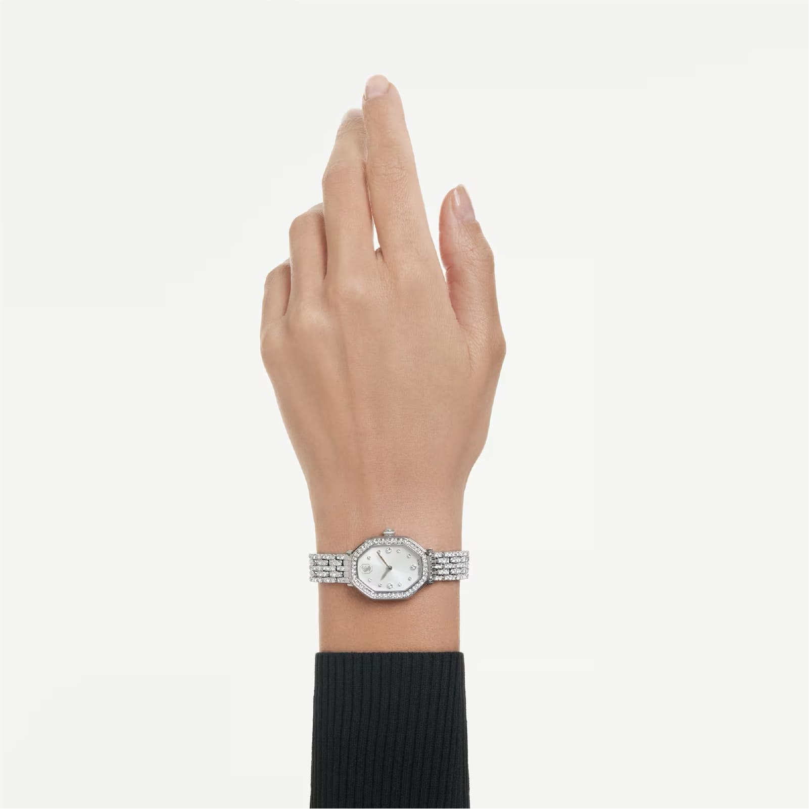 Orologio Swarovski Dextera octagon in acciaio e cristalli MISURA UNICA