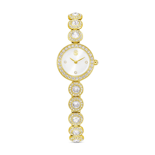 Orologio Swarovski Una Angelic in acciaio dorato e cristalli MISURA UNICA