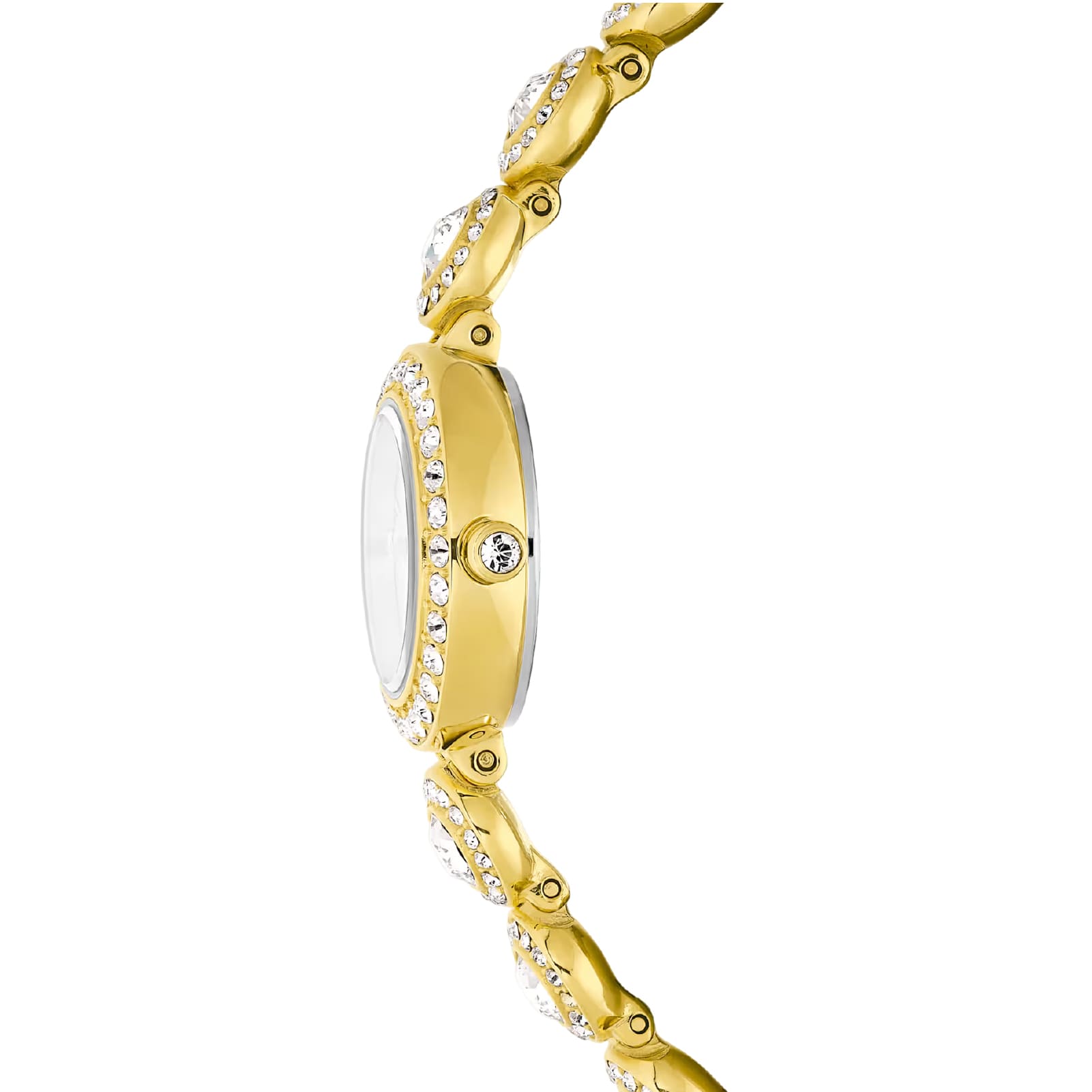 Orologio Swarovski Una Angelic in acciaio dorato e cristalli MISURA UNICA