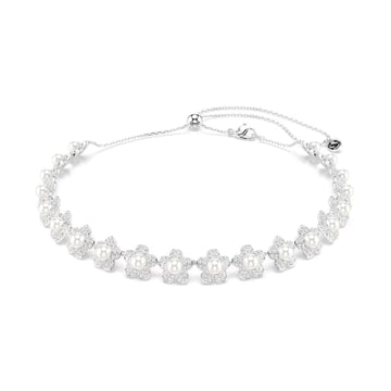 Collana girocollo Ariana Grande x Swarovski con fiori e perle MISURA UNICA