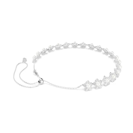 Collana girocollo Ariana Grande x Swarovski con fiori e perle MISURA UNICA