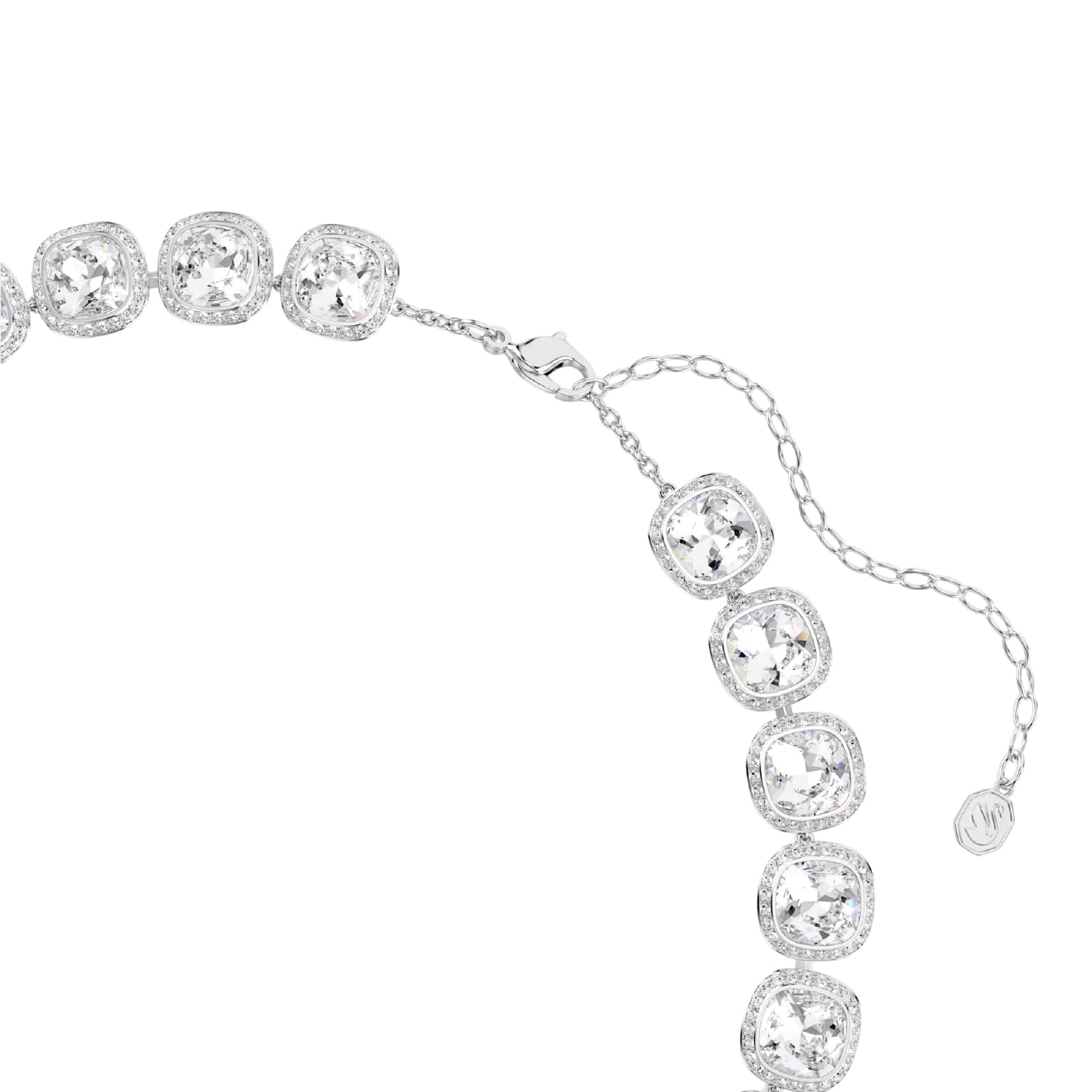 Collana girocollo Swarovski Una Angelic lega cristalli MISURA UNICA