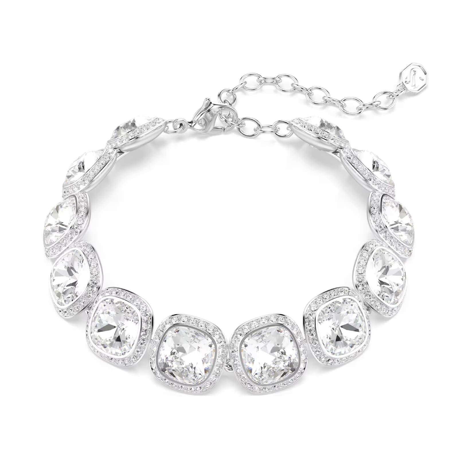Bracciale Swarovski Una Angelic lega argento e cristalli