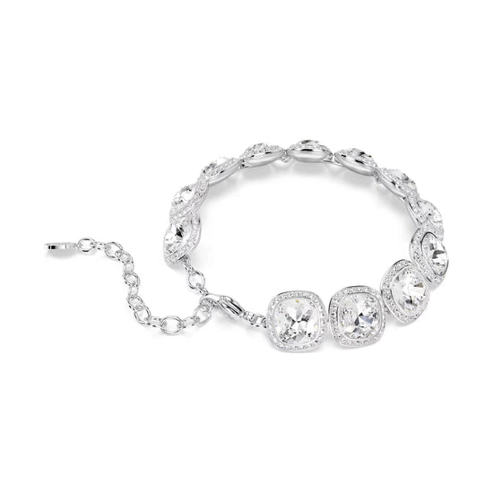 Bracciale Swarovski Una Angelic lega argento e cristalli Regolabile 15,5-20 cm