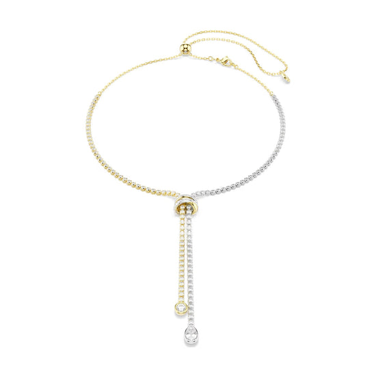 Collana a Y Swarovski Hyperbola con zirconi bianchi MISURA UNICA