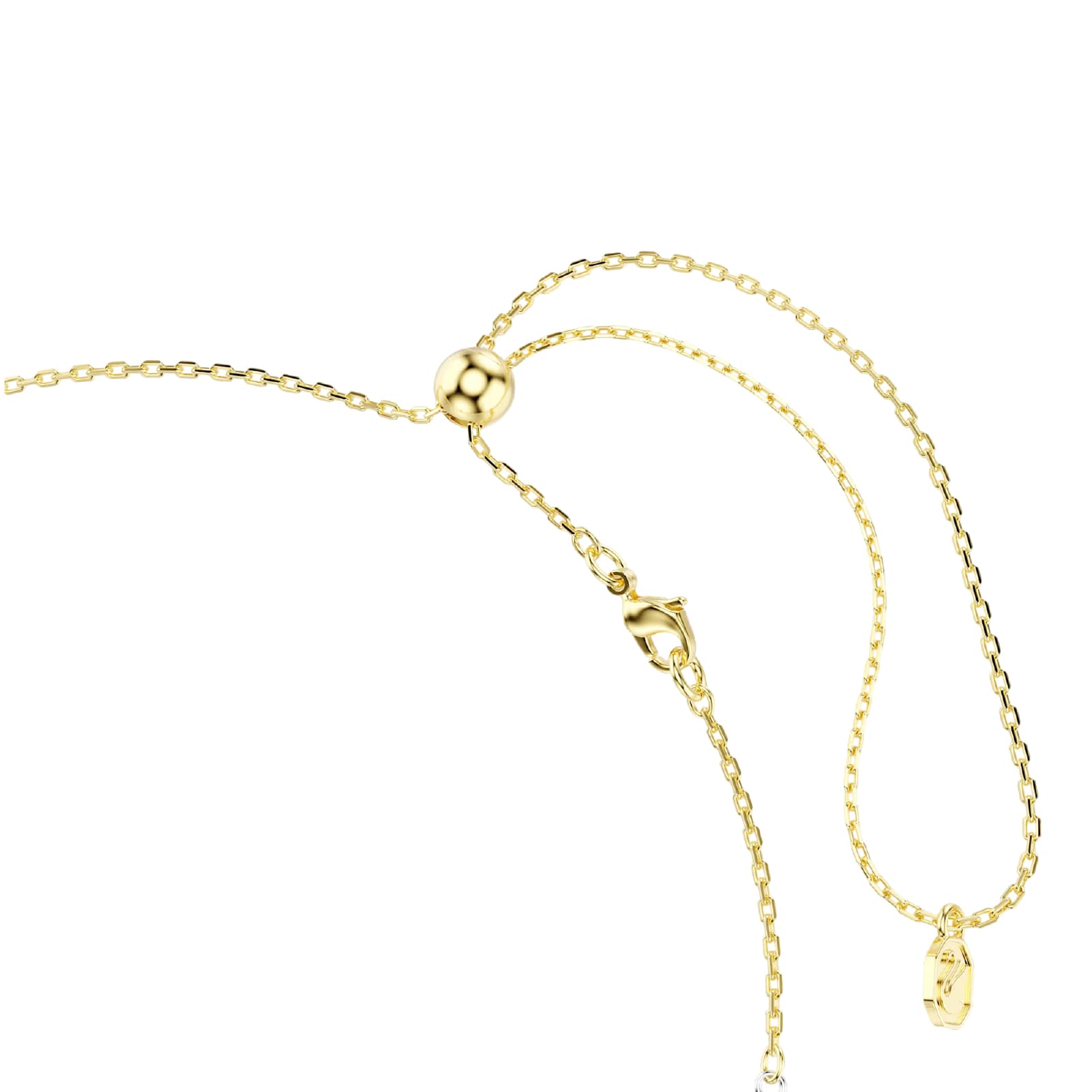 Collana a Y Swarovski Hyperbola con zirconi bianchi MISURA UNICA