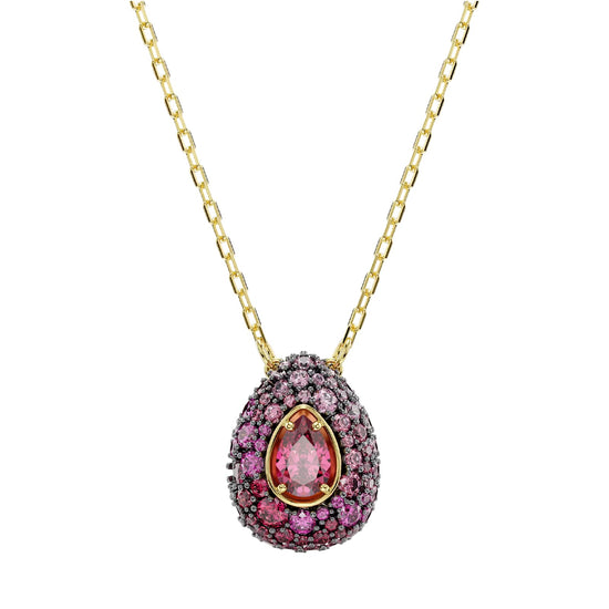 Set collana e orecchini Swarovski Sublima in lega oro rosso MISURA UNICA