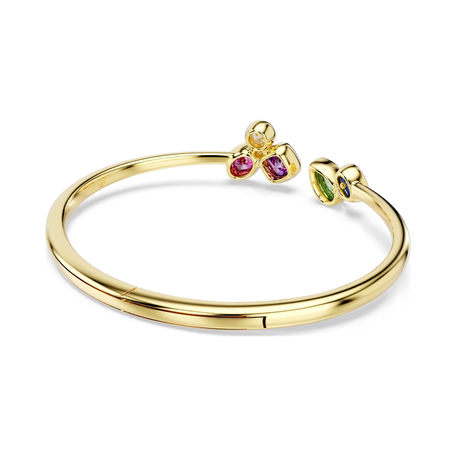 Bracciale rigido Swarovski Imber in lega oro con cristalli 17 cm