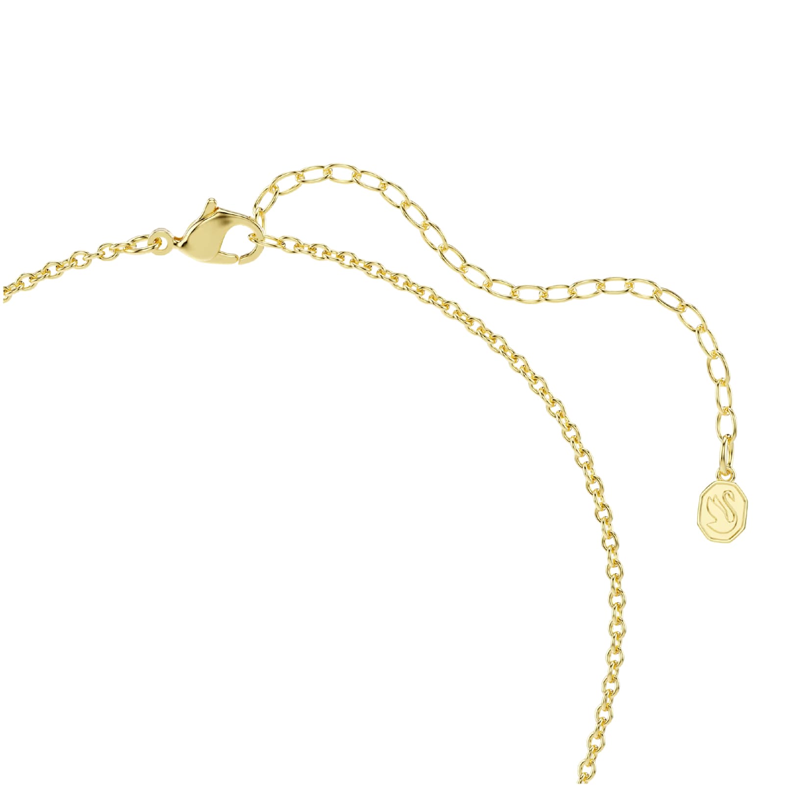 Collana catena Swarovski Imber lega oro e cristalli colorati MISURA UNICA