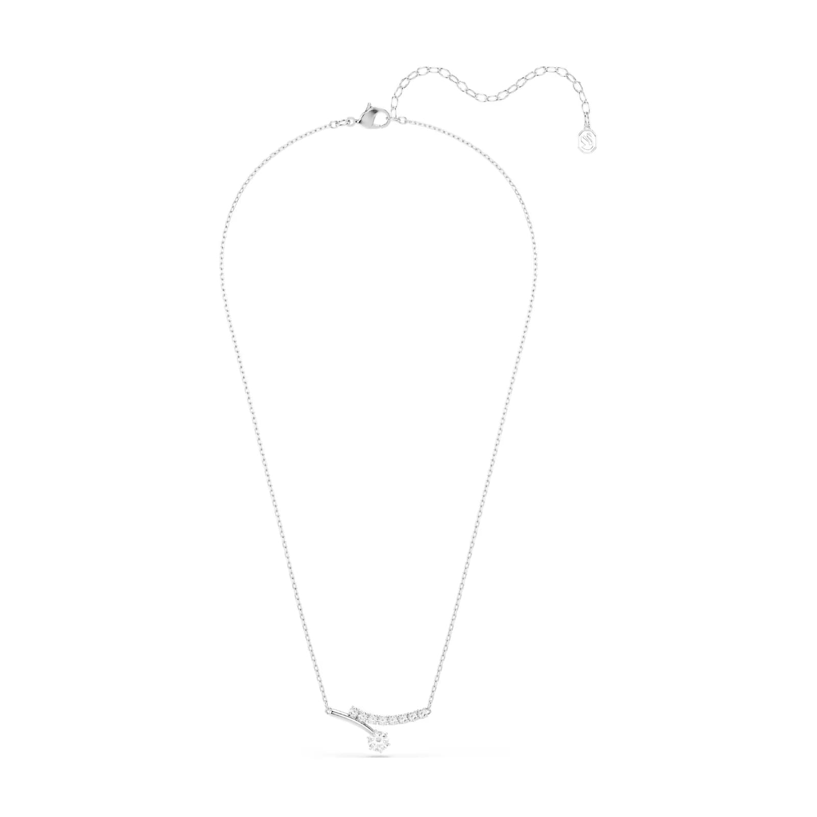 Collana catena Swarovski Matrix lega argento e zirconi MISURA UNICA