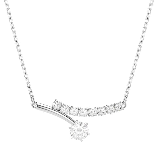 Collana catena Swarovski Matrix lega argento e zirconi MISURA UNICA