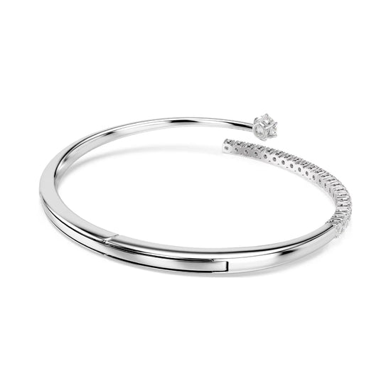 Bracciale rigido Swarovski Matrix lega argento e zirconi 15,7 cm