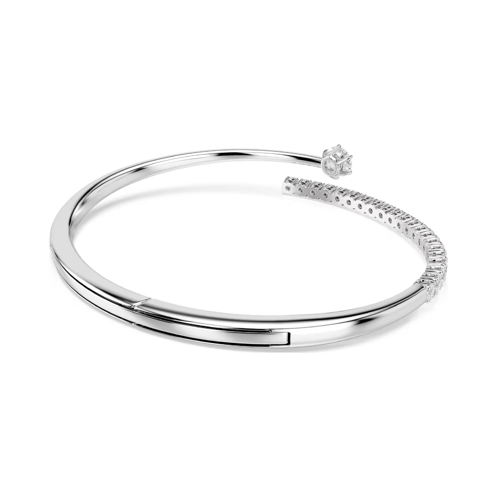 Bracciale rigido Swarovski Matrix lega argento e zirconi 15,7 cm