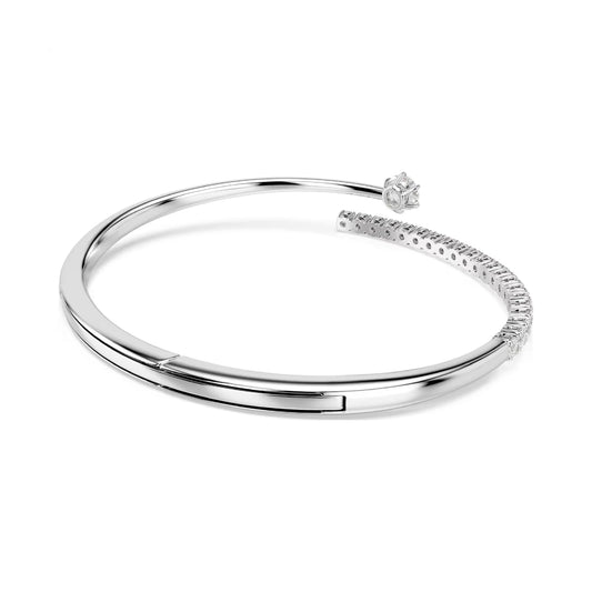 Bracciale rigido Swarovski Matrix lega argento e zirconi 15,7 cm
