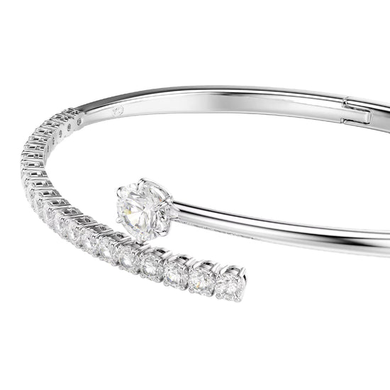 Bracciale rigido Swarovski Matrix lega argento e zirconi 15,7 cm