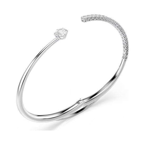 Bracciale rigido Swarovski Matrix lega argento e zirconi 15,7 cm