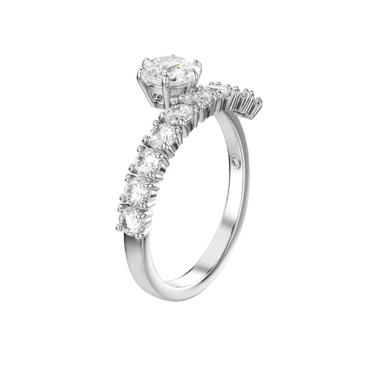 Anello aperto Swarovski Matrix lega argento e zirconi 10